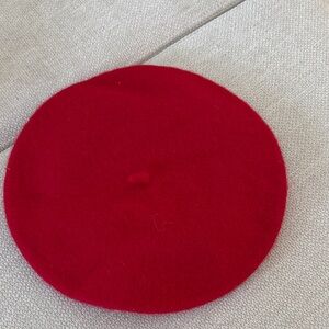 Janie and Jack Red Kids Beret